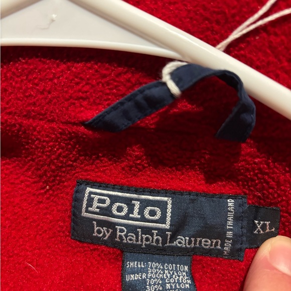Ralph Lauren Red and Navy Polo Jacket - Picture 2 of 3